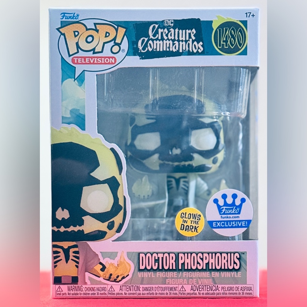 Funko Pop! DC Creature Commandos Doctor Phosphorus - Black and Cream